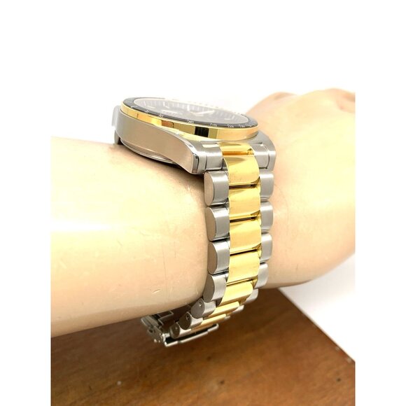 Tissot Men’s Watch Swiss Quartz Chronograph Black Dial Two Tone T1494172205100 - Picture 13 of 15